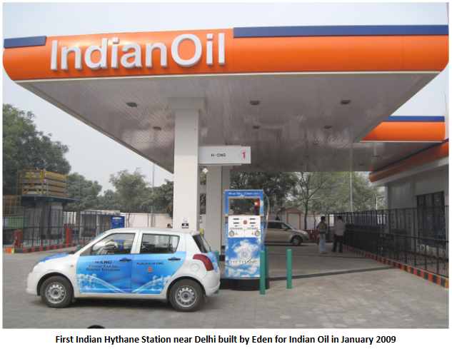 First Indian Hythane Station (Source: Eden Innovations (ASX:EDE))